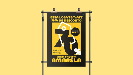 Números - Etiqueta Amarela 